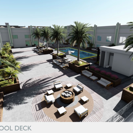 Hyatt Render Pool Deck